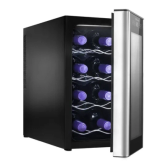 Imagem da oferta Adega de Vinhos 8 Garrafas Electrolux Preto Acabamento em Alumínio Escovado - ACB08