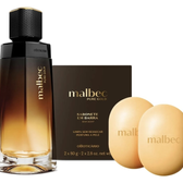 Imagem da oferta Combo Malbec Pure Gold: Desodorante Colônia 100ml + Sabonete Em Barra 2x80g