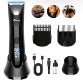 Imagem da oferta All-in Barbeador Eletrico Aparador de Pelos Zona Intima Aparelho de Barbear Depilador Pelo Sem Dores Corporal Shaver Hom