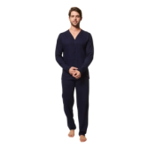 Imagem da oferta Pijama Masculino Longo Aberto Mash - Tam P