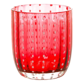 Imagem da oferta 2 Copos Wolff Orquídea De Vidro Vermelho 300ml