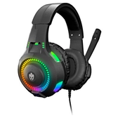 Imagem da oferta Headset Gamer Evolut EG307 Rival LED Drivers 40mm USB P3 Preto - EG-307