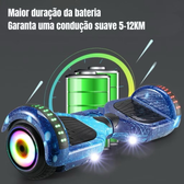 Imagem da oferta Hoverboard LED Skate Eletrico Vem com Bluetooth