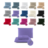 Imagem da oferta Jogo De Lençol 400 Fios Ponto Palito Cama Queen Saldão