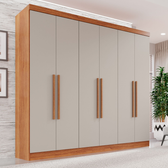 Imagem da oferta Guarda-roupa Casal 6 Portas 2 Gavetas França