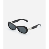 Imagem da oferta Óculos Redondo em Policarbonato com Detalhe em Metal