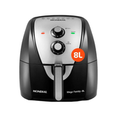 Imagem da oferta Fritadeira Elétrica Sem Óleo Mondial Mega Family 8L Inox - AFN-80-BI