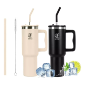 Imagem da oferta Copo Termico Com Canudo Mitu 1200ml Inox 304 Antivazamento