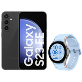 Imagem da oferta Samsung Galaxy S23 FE 5G Smartphone Android - 128GB Grafite + Galaxy Watch FE 40mm Azul
