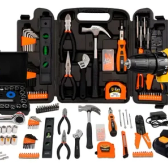 Imagem da oferta Furadeira Parafusadeira Sem Fio 38 Maleta + Kit Ferramentas