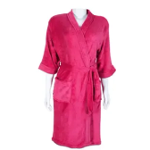 Imagem da oferta Roupão de Inverno Atlântica Sofisticata Premium de Microfibra Cereja