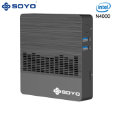 Imagem da oferta Mini PC SOYO M2: Poderoso 6 GB de RAM 64 GB EMMC Intel N4000 Windows 11 - Compacto e Ideal para Casa Negócios e Jog