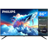 Imagem da oferta Smart TV 86" Philips DLED 7019 86PUG7019/78 Google TV Quad Core Google Assistente 3 HDMI 2 USB