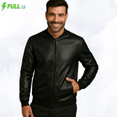 Imagem da oferta Jaqueta Masculina Punho Elástico Em Courino Impermeável