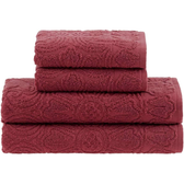 Imagem da oferta Buddemeyer Jogo de toalhas Florentina Banho Vermelho 4 peças