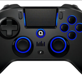 Imagem da oferta Controle Para Ps4 Ps3 Joystick Sem Fio Qrd Spark N5 Preto Para Pc Ios Android Efeito Hall Gamepad