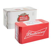 Imagem da oferta Kit Cerveja Stella Artois + Budweiser Lager