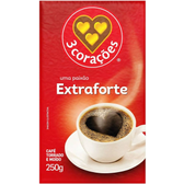 Imagem da oferta 3 Corações Café Torrado E Moído Extra Forte À Vácuo 250G