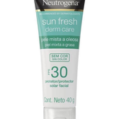Imagem da oferta Protetor Solar Facial Para Pele Oleosa Neutrogena Sun Derm Care sem cor FPS 30 40g