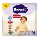 Imagem da oferta Fralda Babysec Shortinho M 64 Unidades