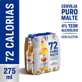 Imagem da oferta Pack Cerveja Amstel Ultra Garrafa 275ml com 6 Unidades