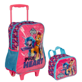 Imagem da oferta Kit Mochilete Grande e Lancheira Pequena My Little Pony Heart