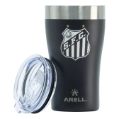 Imagem da oferta Copo Térmico Santos FC Arell 500ml Inox com Tampa Oficial Licenciado | Cerveja Café Bebidas | Parede Dupla Isolamento