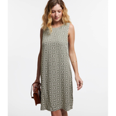 Imagem da oferta Vestido sem Manga em Viscose com Estampa Abstrata Tam PP