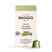 Imagem da oferta Baggio Café Cápsulas De Café Aroma Chocolate C/Menta Compatível Com Nespresso Contém 10 Cápsulas