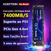 Imagem da oferta SSD M.2 NVMe 2TB 7000MB/s Para PS5 e PC KOOTION X16Plus
