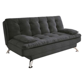Imagem da oferta Sofá-Cama 3 Lugares Casal Premium Suede Cinza