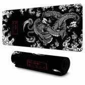 Imagem da oferta Mouse Pad Gamer Speed Criarte Dragão Chinês Japonês Desk Pad Profissional Premium Com Borda Costurada 60x30