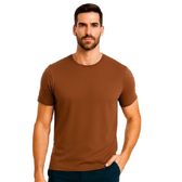 Imagem da oferta Kit 4 Camiseta Modal Tech T-Shirts Masculina 2x mais macia que o algodão Cores Aleatórias