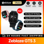 Imagem da oferta SmartWatch Zeblaze gts 3 relógio inteligente monitor de Saúde 100 modos Esportivos