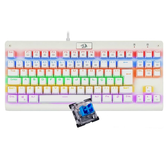 Imagem da oferta Redragon K568W-R (PT-BLUE) Teclado Mecânico Gamer Dark Avenger Rainbow Switch Branco Lunar White
