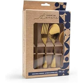 Imagem da oferta Faqueiro Dourado Lovers Aço Inox 16 Peças Gourmet Mix