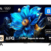 Imagem da oferta Smart TV 85" TCL 4K UHD QLED 85P7K Google TV AiPQ Google Assistente 3 HDMI 1 USB