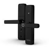 Imagem da oferta Fechadura Digital ! Smart 500 - Biometria controle via aplicativo Vidro Preto (Com maçaneta) - KBSG001