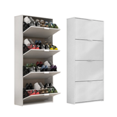 Imagem da oferta Sapateira 4 Portas Safira Branco Tonielque 147x67x24 (AxLxP)
