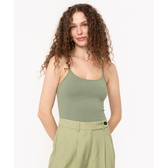 Imagem da oferta Blusa de Algodão Peruano Alça Fina Verde