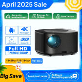 Imagem da oferta BYINTEK X30 Full HD 1080P Projetor licenciado Sistema de TV Netflix Auto-foco Dolby Smart WIFI LCD LED Vídeo Projetor d