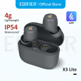 Imagem da oferta Edifier x3 x3 lite tws sem fio bluetooth fone de ouvido bluetooth 5.3 assistente voz controle toque até 24 horas reprod
