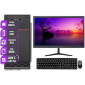 Imagem da oferta Computador Completo Mancer Intel Core i7 16GB De Ram SSD 480GB Monitor 17 + Kit Teclado e Mouse