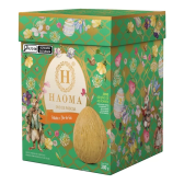 Imagem da oferta Ovo De Páscoa Chocolate Branco Pistache Flor Sal 300g Haoma