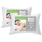 Imagem da oferta Kit 2 Travesseiros Best Sono - Fibra Siliconada