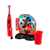 Imagem da oferta Escova Infantil Elétrica Rotacional Multi Saúde Funny Brush Lady Bug Miraculous - HC428
