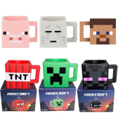 Imagem da oferta Caneca 3D 230ml de Minecraft - Vários Modelos