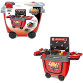 Imagem da oferta Brinquedo Maleta Ferramenta Bancada Infantil Carrinho 2 em 1
