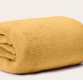 Imagem da oferta Manta fleece de microfibra Smoke - SOLTEIRO Amarelo