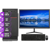 Imagem da oferta PC CPU Completo Mancer Intel Core I5 8GB De Memória Ram SSD 240GB + Monitor 17"